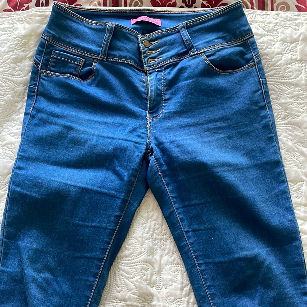 Blue High Waisted Jeans